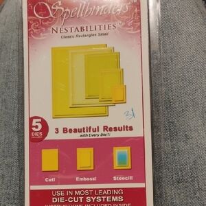 Spellbinders Nestabilities Die Set - Yellow